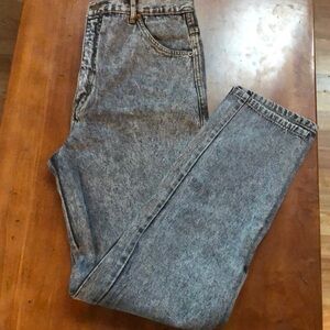 Vintage acid wash jeans